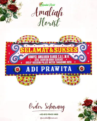 Karangan Bunga Ucapan Selamat di Rajabasa Raya